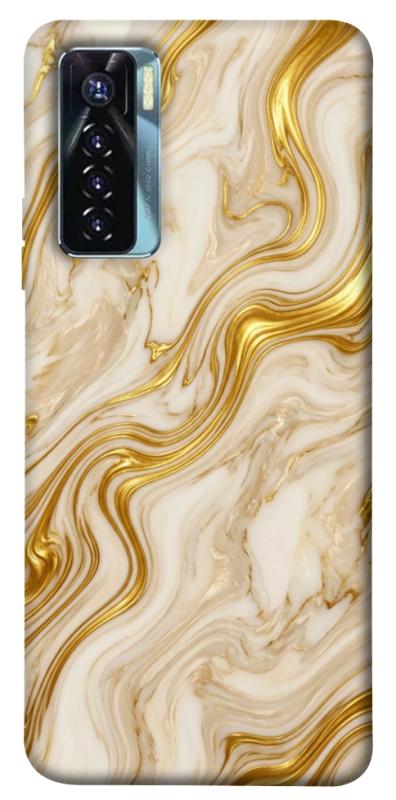 Чохол itsPrint Liquid gold marble для TECNO Camon 17 Pro, мармур, купити оптом з доставкою