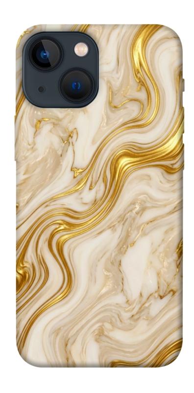Чохол itsPrint Liquid gold marble для Apple iPhone 13 mini (5.4"), мармур, купити оптом з доставкою