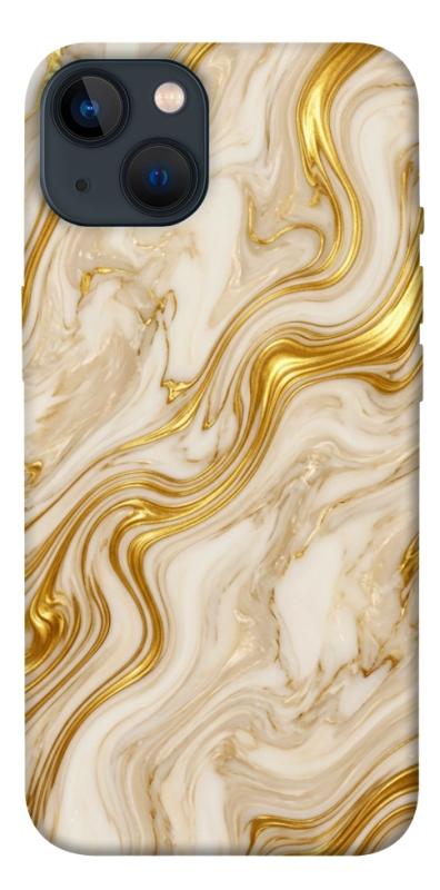 Чохол itsPrint Liquid gold marble для Apple iPhone 13 (6.1"), мармур, купити оптом з доставкою