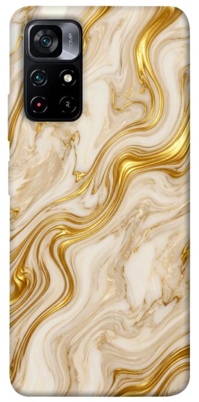 Чохол itsPrint Liquid gold marble для Xiaomi Poco M4 Pro 5G, мармур, купити оптом з доставкою