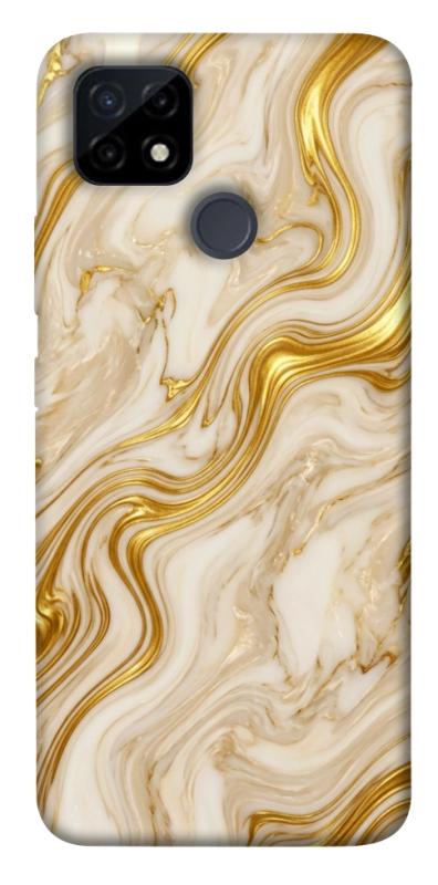 Чохол itsPrint Liquid gold marble для Realme C21Y, мармур, купити оптом з доставкою