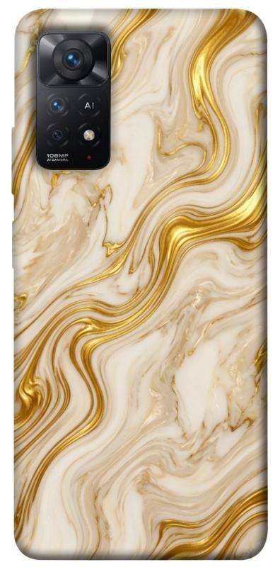 Чохол itsPrint Liquid gold marble для Xiaomi Redmi Note 11 Pro 4G/5G, мармур, купити оптом з доставкою