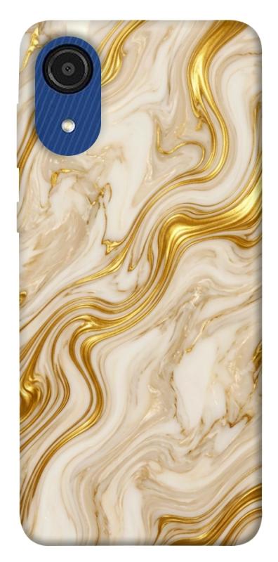 Чохол itsPrint Liquid gold marble для Samsung Galaxy A03 Core, мармур, купити оптом з доставкою