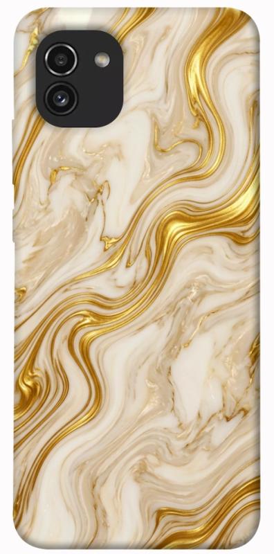 Чехол itsPrint Liquid gold marble для Samsung Galaxy A03, мрамор, купить оптом с доставкой