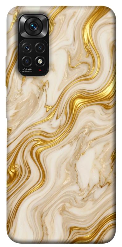 Чехол itsPrint Liquid gold marble для Xiaomi Redmi Note 11 (Global) / Note 11S, мрамор, купить оптом с доставкой