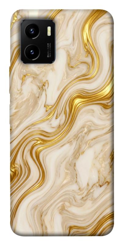 Чехол itsPrint Liquid gold marble для Vivo Y15s, мрамор, купить оптом с доставкой