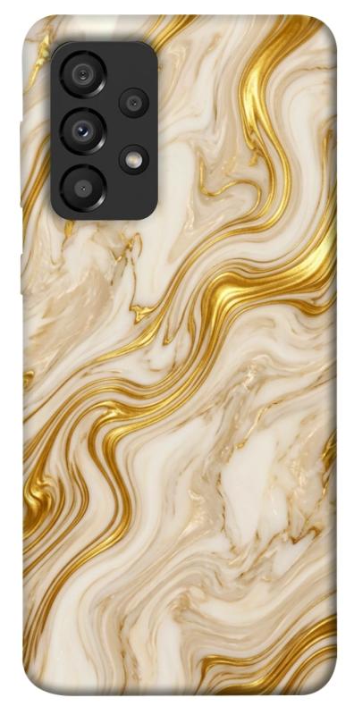 Чехол itsPrint Liquid gold marble для Samsung Galaxy A33 5G, мрамор, купить оптом с доставкой