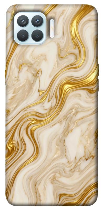 Чехол itsPrint Liquid gold marble для Oppo F17 Pro, мрамор, купить оптом с доставкой