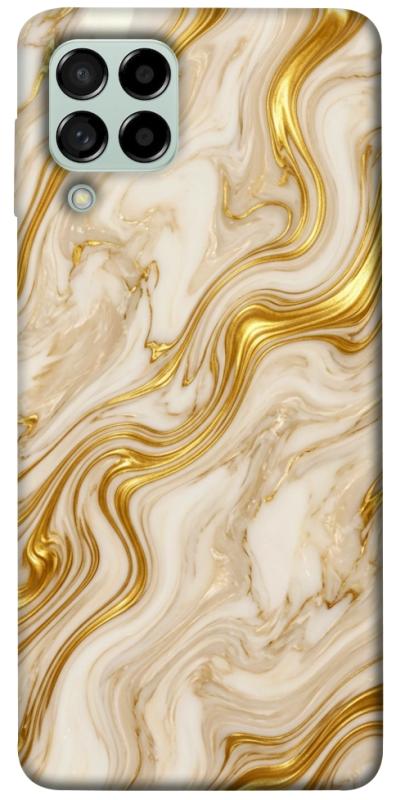 Чохол itsPrint Liquid gold marble для Samsung Galaxy M53 5G, мармур, купити оптом з доставкою