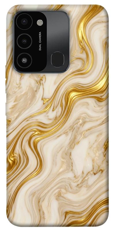 Чохол itsPrint Liquid gold marble для TECNO Spark 8C, мармур, купити оптом з доставкою