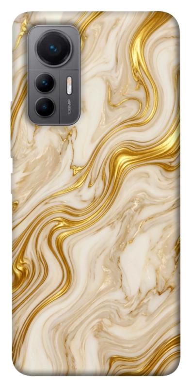 Чехол itsPrint Liquid gold marble для Xiaomi 12 Lite, мрамор, купить оптом с доставкой