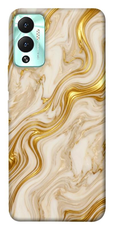 Чохол itsPrint Liquid gold marble для Infinix Hot 12 Play, мармур, купити оптом з доставкою