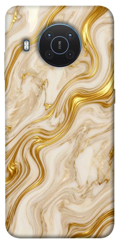 Чохол itsPrint Liquid gold marble для Nokia X10 / X20, мармур, купити оптом з доставкою