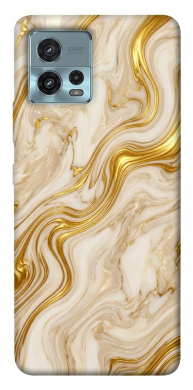 Чехол itsPrint Liquid gold marble для Motorola Moto G72, мрамор, купить оптом с доставкой