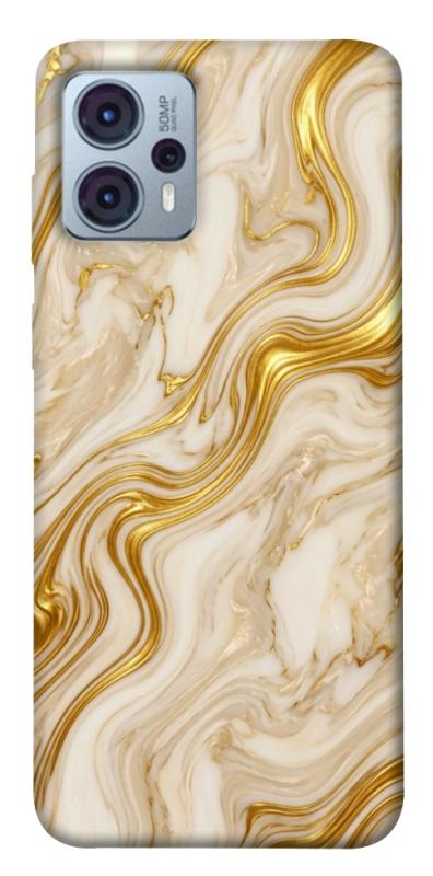 Чохол itsPrint Liquid gold marble для Motorola Moto G23, мармур, купити оптом з доставкою