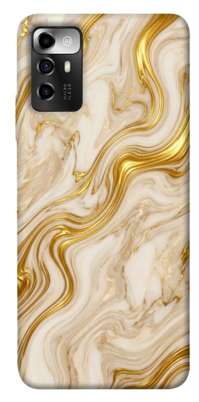 Чохол itsPrint Liquid gold marble для ZTE Blade A72, мармур, купити оптом з доставкою