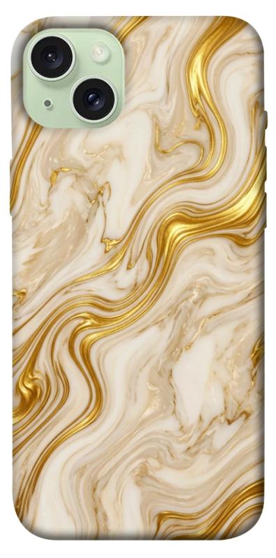 Чохол itsPrint Liquid gold marble для Apple iPhone 15 Plus (6.7"), мармур, купити оптом з доставкою