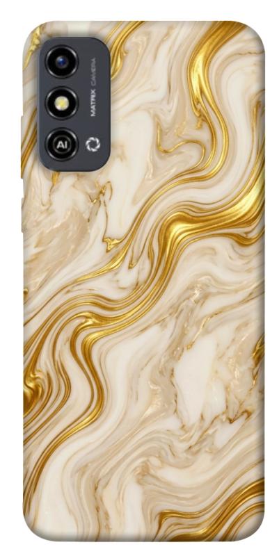Чохол itsPrint Liquid gold marble для ZTE Blade A53, мармур, купити оптом з доставкою