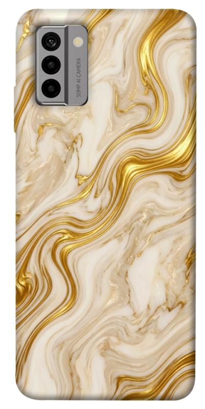 Чохол itsPrint Liquid gold marble для Nokia G22, мармур, купити оптом з доставкою