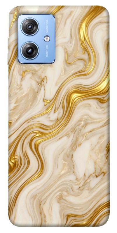 Чохол itsPrint Liquid gold marble для Motorola Moto G84, мармур, купити оптом з доставкою