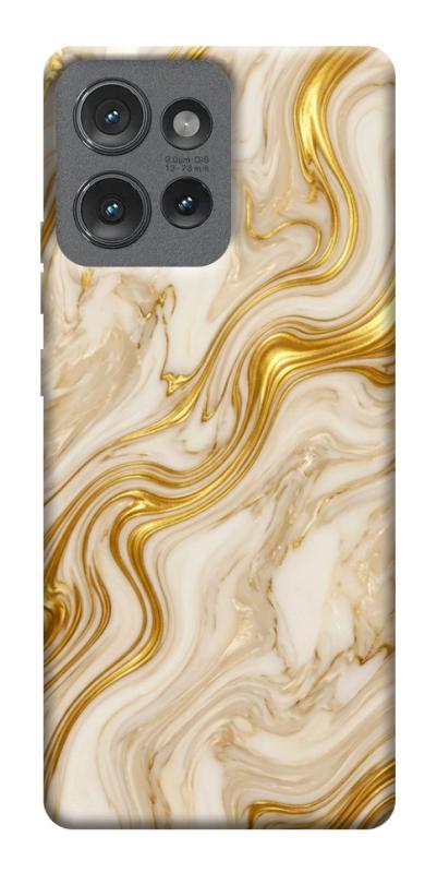 Чехол itsPrint Liquid gold marble для Motorola Edge 50, мрамор, купить оптом с доставкой