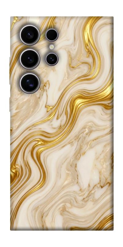 Чохол itsPrint Liquid gold marble для Samsung Galaxy S25 Ultra, мармур, купити оптом з доставкою