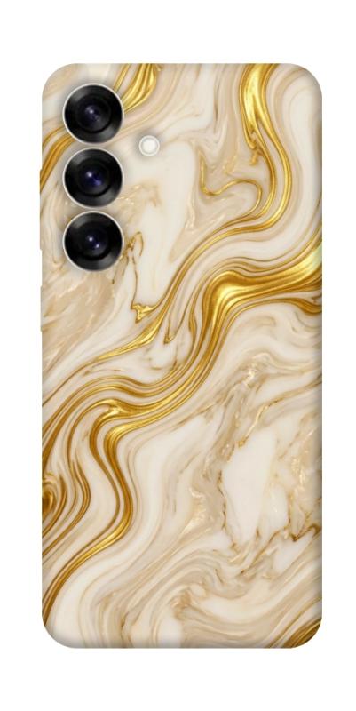 Чохол itsPrint Liquid gold marble для Samsung Galaxy S25+, мармур, купити оптом з доставкою