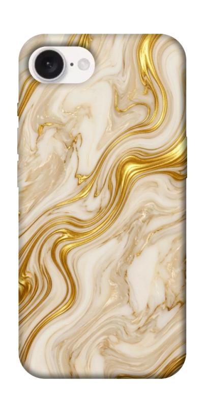 Чохол itsPrint Liquid gold marble для Apple iPhone 16e (6.1"), мармур, купити оптом з доставкою