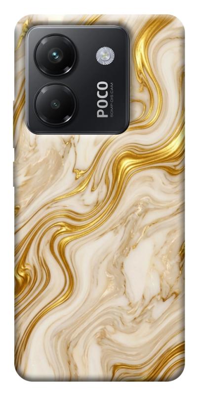 Чохол itsPrint Liquid gold marble для Xiaomi Poco M7 Pro 5G, мармур, купити оптом з доставкою