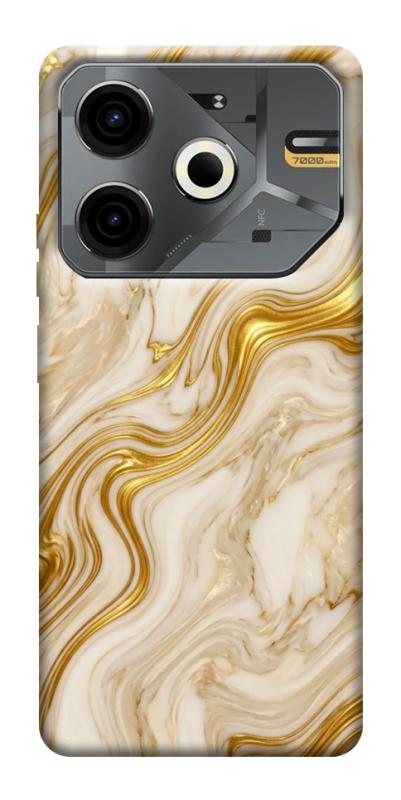 Чохол itsPrint Liquid gold marble для TECNO Pova 6 Neo (LI6), мармур, купити оптом з доставкою