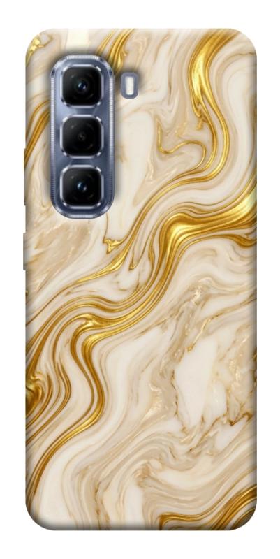Чохол itsPrint Liquid gold marble для Infinix Hot 50 Pro, мармур, купити оптом з доставкою