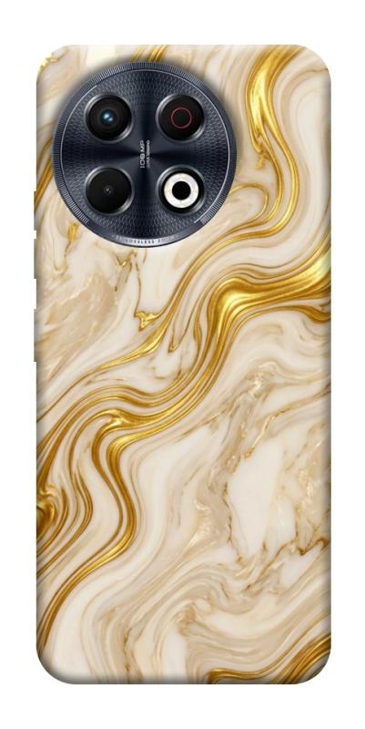Чехол itsPrint Liquid gold marble для TECNO Spark 30 Pro (KL7), мрамор, купить оптом с доставкой