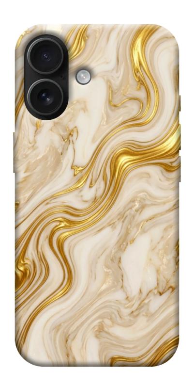 Чехол itsPrint Liquid gold marble для Apple iPhone 17 (6.3"), мрамор, купить оптом с доставкой