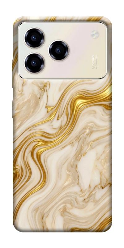 Чехол itsPrint Liquid gold marble для ZTE Blade A76, мрамор, купить оптом с доставкой