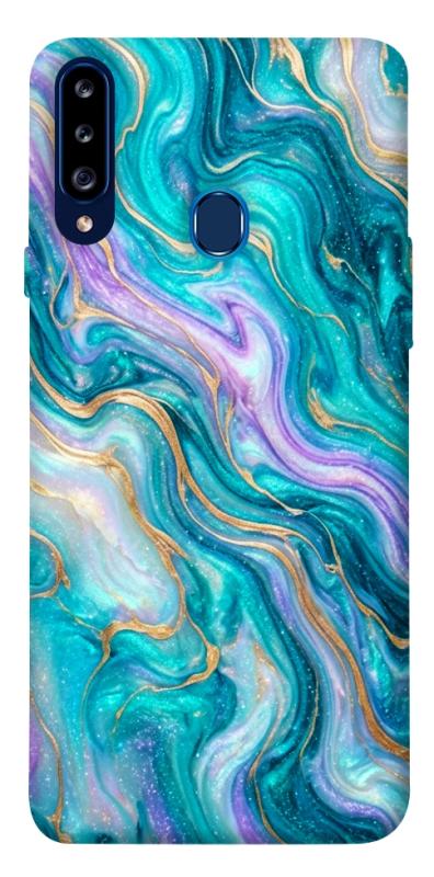 Чехол itsPrint Mermaid marble для Samsung Galaxy A20s, мрамор, купить оптом с доставкой