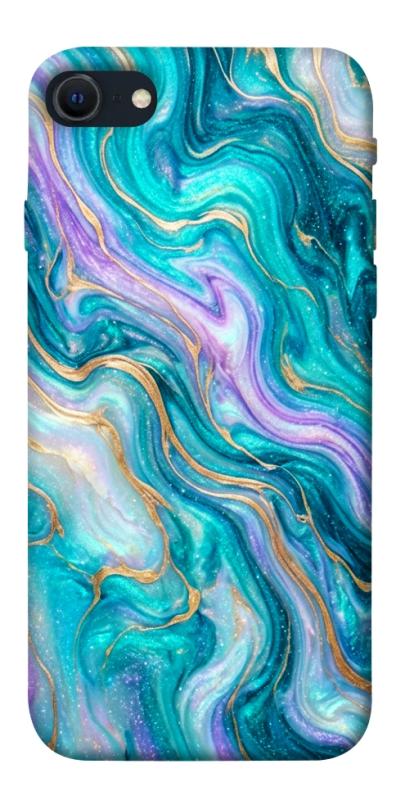 Чехол itsPrint Mermaid marble для Apple iPhone SE (2020), мрамор, купить оптом с доставкой