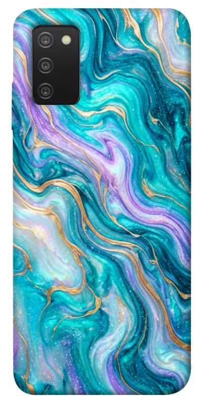 Чехол itsPrint Mermaid marble для Samsung Galaxy A03s, мрамор, купить оптом с доставкой