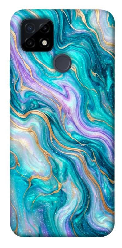 Чехол itsPrint Mermaid marble для Realme C21Y, мрамор, купить оптом с доставкой