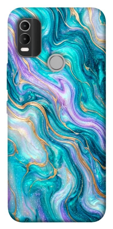 Чохол itsPrint Mermaid marble для Nokia C21 Plus, мармур, купити оптом з доставкою