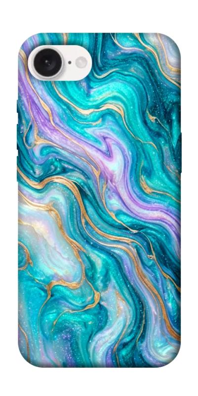 Чехол itsPrint Mermaid marble для Apple iPhone 16e (6.1"), мрамор, купить оптом с доставкой