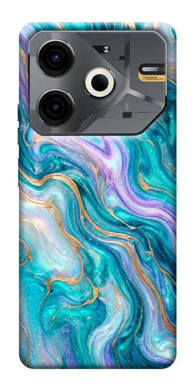 Чехол itsPrint Mermaid marble для TECNO Pova 6 Neo (LI6), мрамор, купить оптом с доставкой