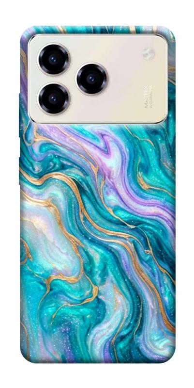 Чехол itsPrint Mermaid marble для ZTE Blade A76, мрамор, купить оптом с доставкой