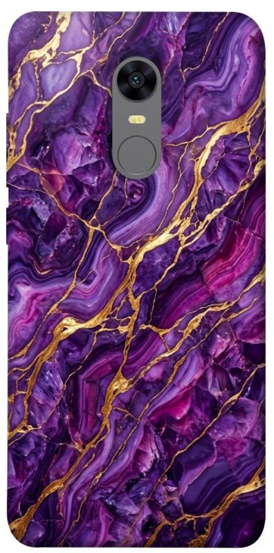 Чохол itsPrint Purple gold для Xiaomi Redmi 5 Plus / Redmi Note 5 (Single Camera), мармур, купити оптом з доставкою
