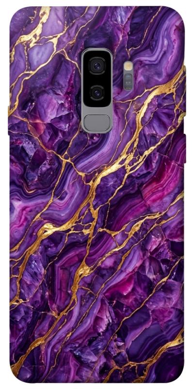 Чохол itsPrint Purple gold для Samsung Galaxy S9+, мармур, купити оптом з доставкою