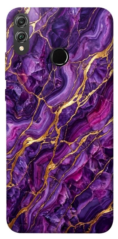 Чехол itsPrint Purple gold для Huawei Honor 8X, мрамор, купить оптом с доставкой