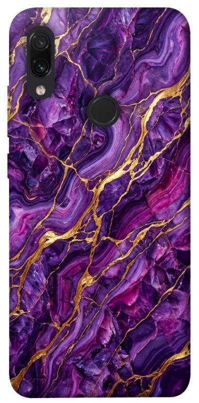 Чехол itsPrint Purple gold для Xiaomi Redmi Note 7 / Note 7 Pro / Note 7s, мрамор, купить оптом с доставкой