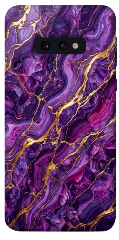 Чохол itsPrint Purple gold для Samsung Galaxy S10e, мармур, купити оптом з доставкою