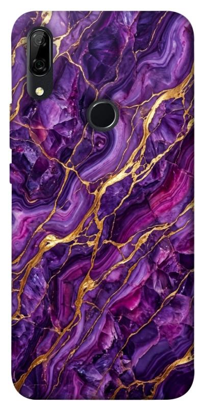 Чохол itsPrint Purple gold для Huawei P Smart Z, мармур, купити оптом з доставкою