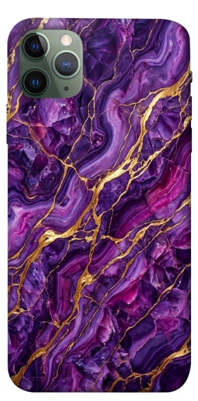 Чохол itsPrint Purple gold для Apple iPhone 11 Pro Max (6.5"), мармур, купити оптом з доставкою