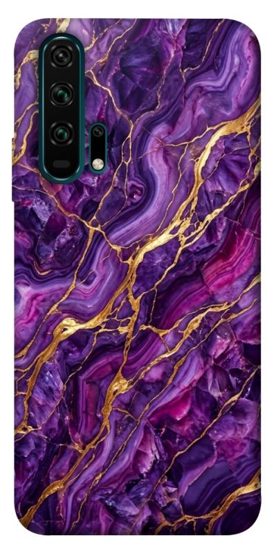 Чохол itsPrint Purple gold для Huawei Honor 20 Pro, мармур, купити оптом з доставкою